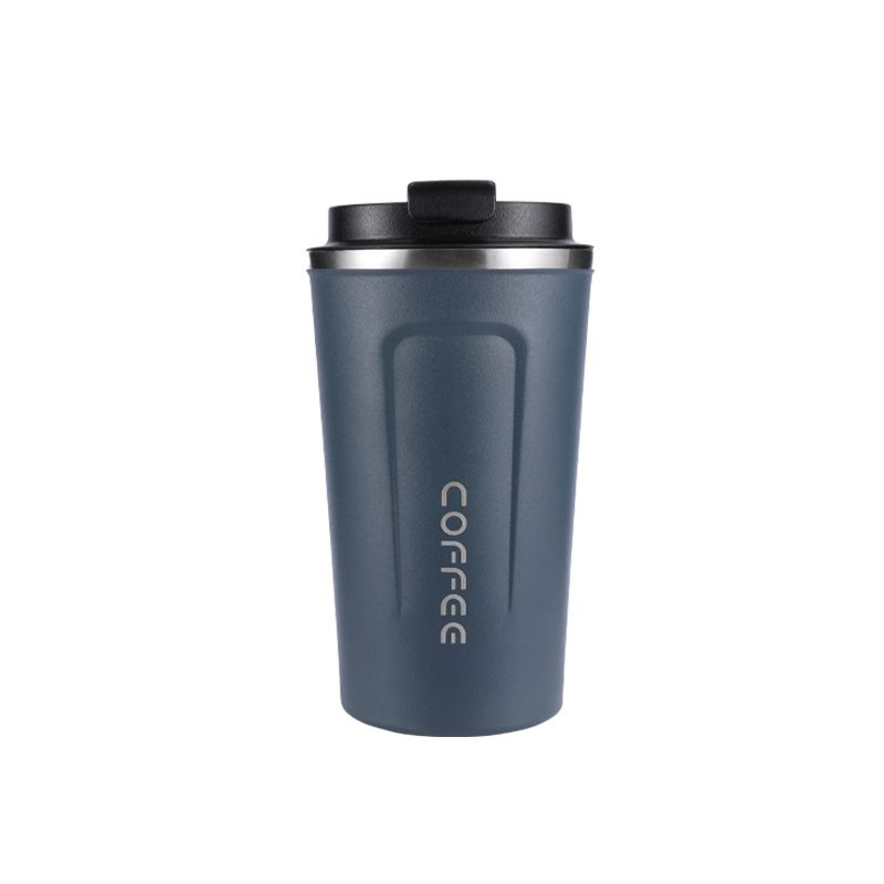 Cană de cafea din oțel inoxidabil 304, portabilă pentru mașină, cu pereți dubli vacuum și izolație, cadou