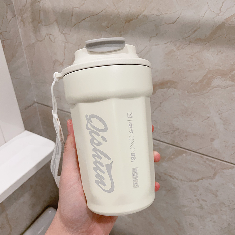Cană termo din oțel inoxidabil pentru cafea, portabilă, design elegant de înaltă calitate