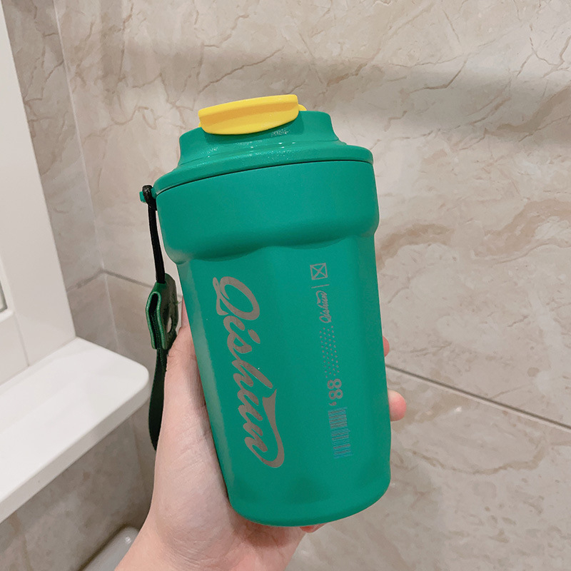 Cană termo din oțel inoxidabil pentru cafea, portabilă, design elegant de înaltă calitate