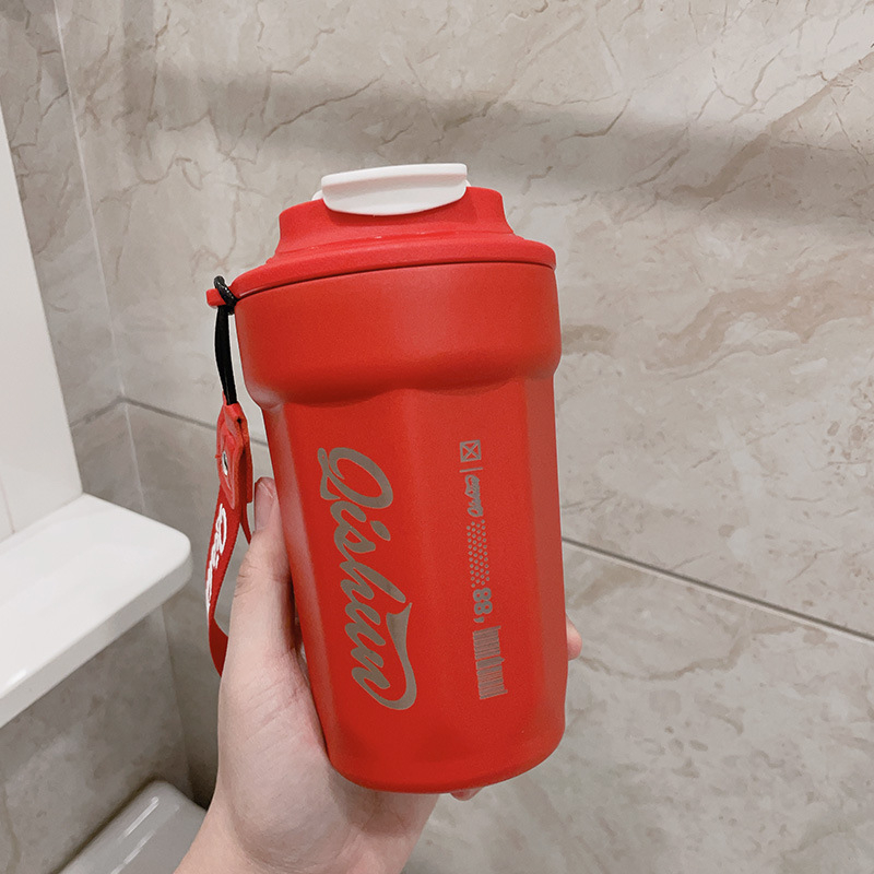Cană termo din oțel inoxidabil pentru cafea, portabilă, design elegant de înaltă calitate