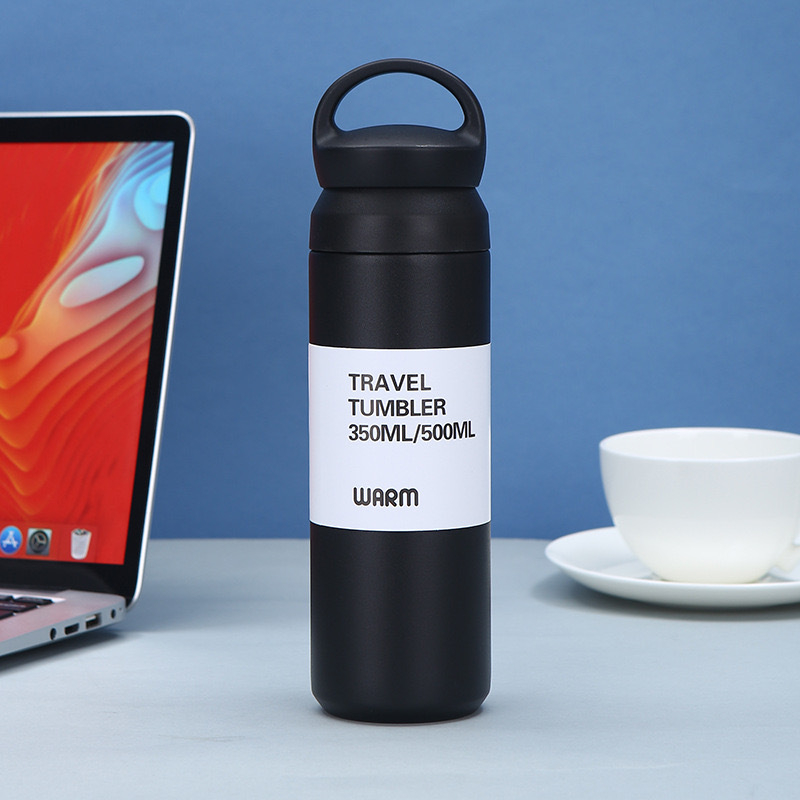 Cană termoizolantă portabilă în stil japonez, din oțel inoxidabil 304, pentru cafea, design minimalist
