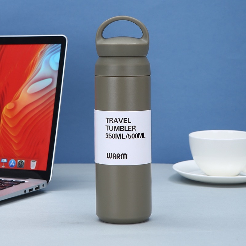 Cană termoizolantă portabilă în stil japonez, din oțel inoxidabil 304, pentru cafea, design minimalist