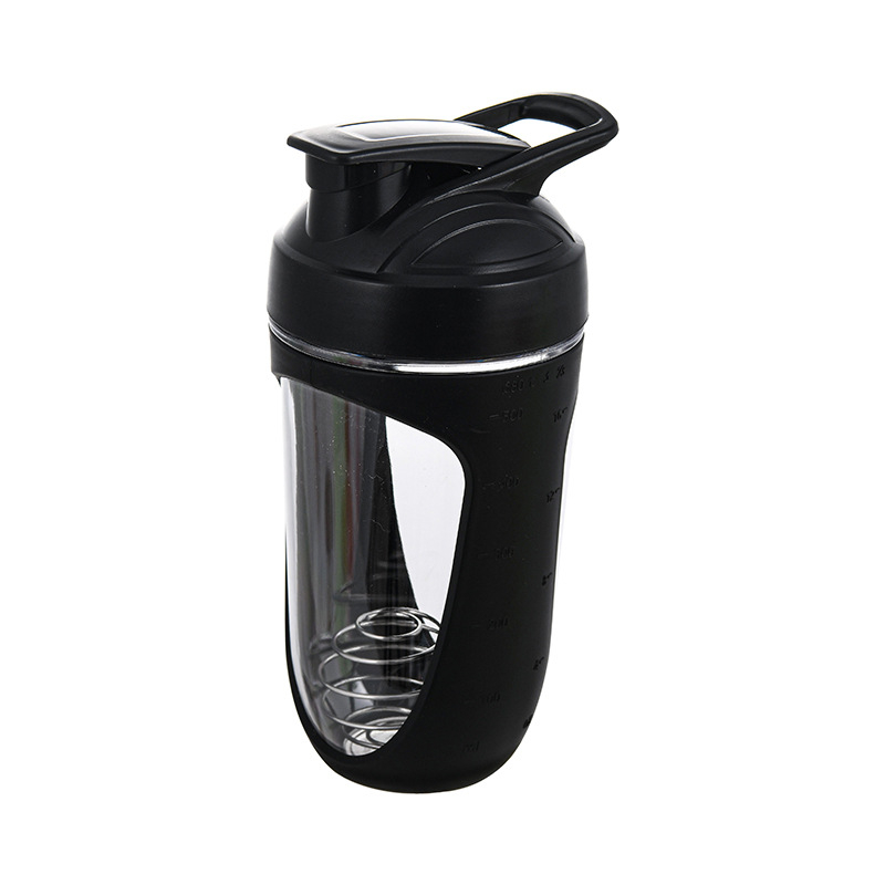 Cana shaker din plastic, 680 ml, pentru pudră proteică și milkshake – pereți dubli, etanș, cu logo personalizat
