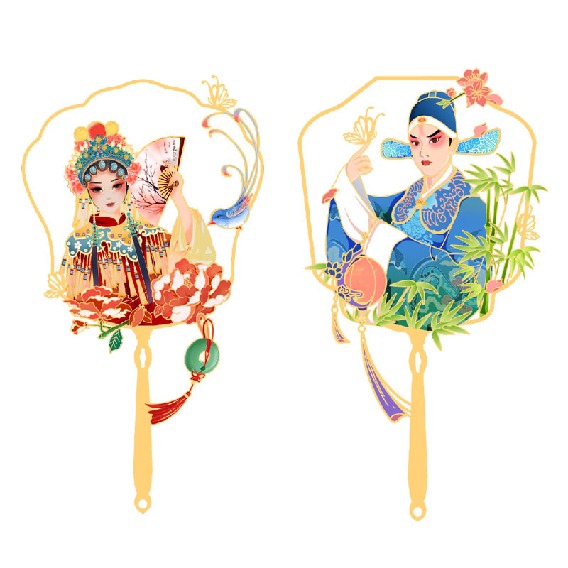 Semn de carte din alamă, stil chinezesc, operă clasică de la Beijing, suvenir cultural din Orașul Interzis, pentru studiu și cadou personalizat