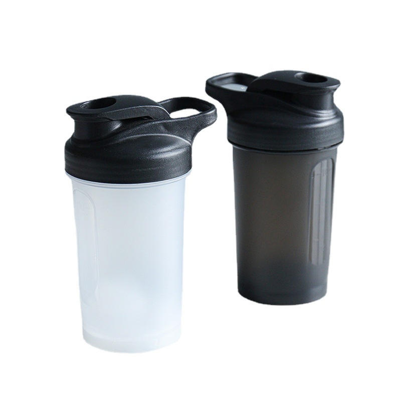 Sticlă de apă sport 300 ml cu shaker pentru milkshake