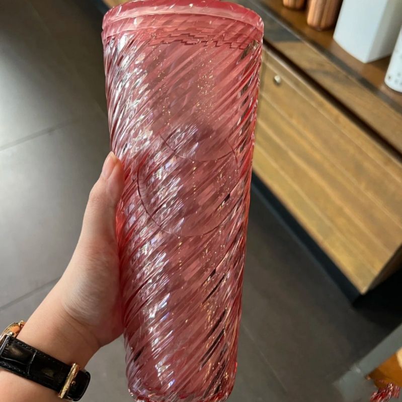 Star Dad pahar cu pereți dubli, cu pai, 710 ml, design creativ cu motiv durian, portabil, luciu irizat