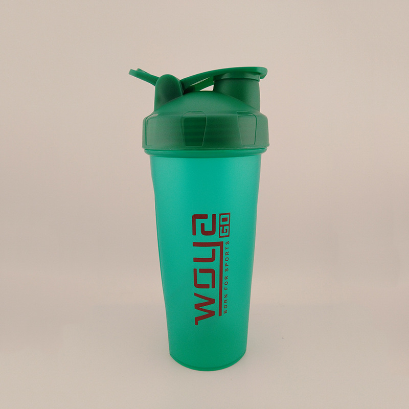 Shaker de fitness cu capacitate mare, recipient plastic portabil pentru shake-uri proteice