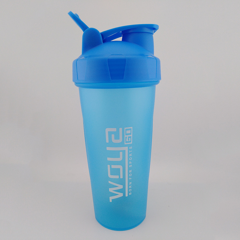 Shaker de fitness cu capacitate mare, recipient plastic portabil pentru shake-uri proteice