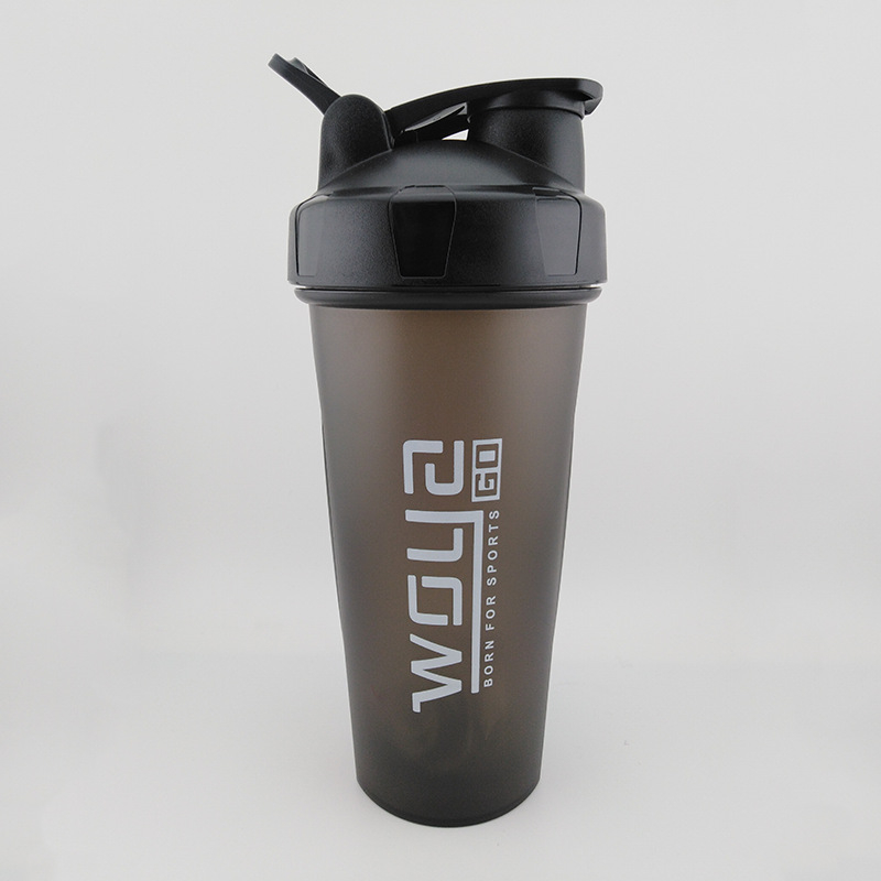 Shaker de fitness cu capacitate mare, recipient plastic portabil pentru shake-uri proteice