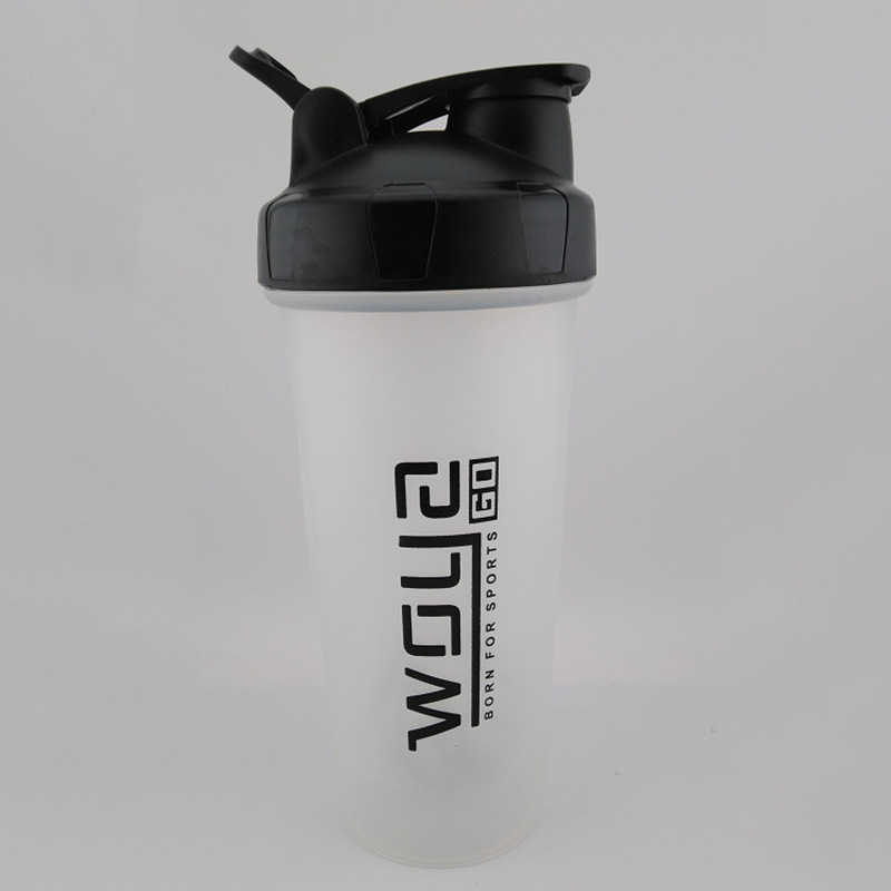 Shaker de fitness cu capacitate mare, recipient plastic portabil pentru shake-uri proteice
