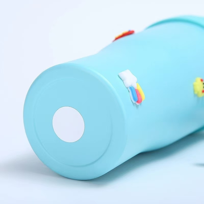 Colorful Forest Cupă termică gradientă de 40oz cu mâner, recipient auto portabil pentru apă