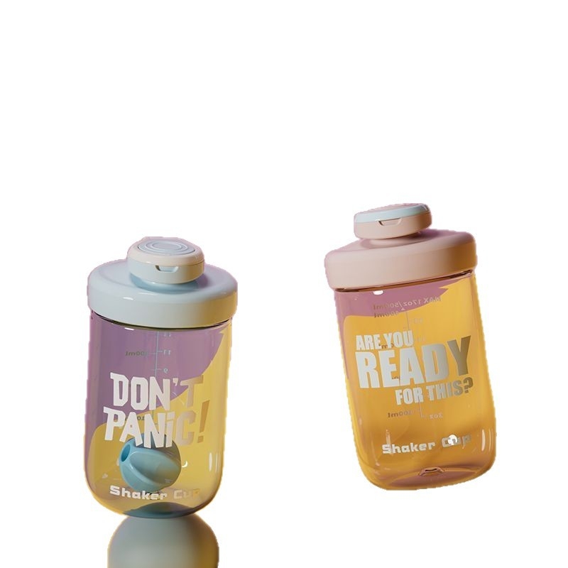Ceașcă portabilă de shake pentru fitness, 400 ml, anti-scurgeri, shaker de proteine din pudră, recipient pentru amestec, de calitate alimentară