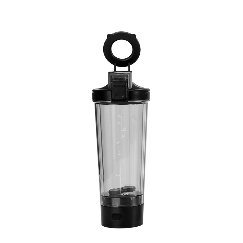 Pahar de shake pentru sport și fitness, cu scară – capacitate mare, rezistent la temperaturi, din plastic alimentar