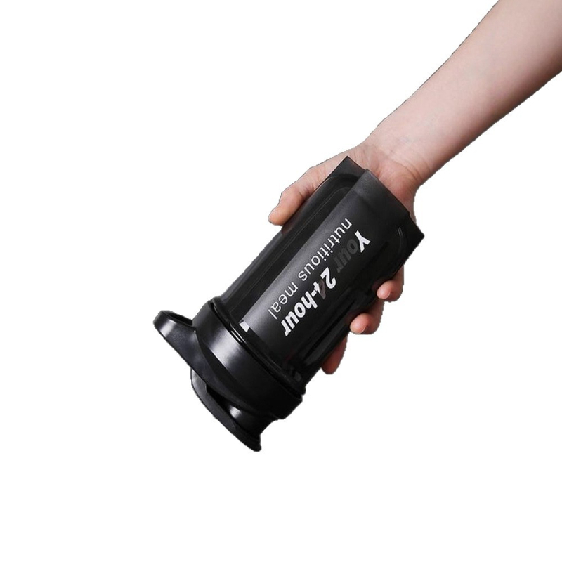Shaker de fitness pentru băuturi sportive, sticlă cu capac etanș, cană de amestec cu scară gradată, shaker pentru milkshake și recipient pentru pudră proteică
