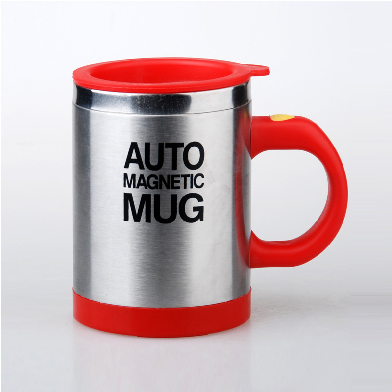Sportman shaker din oțel inoxidabil, electric, cu agitator magnetic — pentru proteine, băuturi de masă, cafea