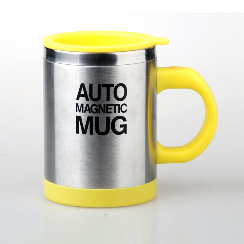Sportman shaker din oțel inoxidabil, electric, cu agitator magnetic — pentru proteine, băuturi de masă, cafea