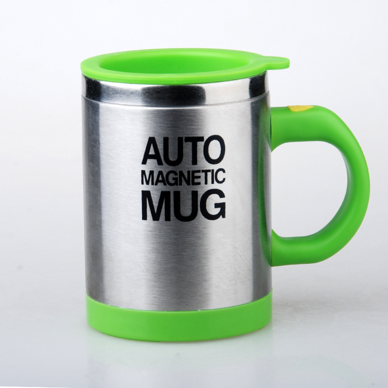 Sportman shaker din oțel inoxidabil, electric, cu agitator magnetic — pentru proteine, băuturi de masă, cafea