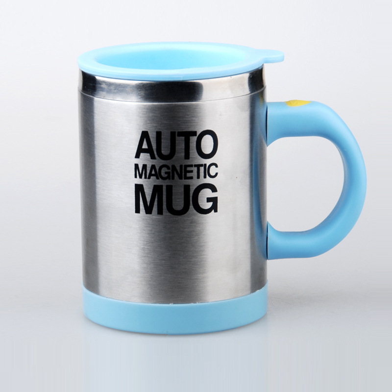 Sportman shaker din oțel inoxidabil, electric, cu agitator magnetic — pentru proteine, băuturi de masă, cafea