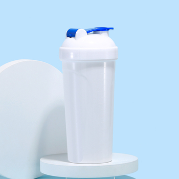 Shaker pentru pudră de proteine, cu capac mare, din plastic, cu logo personalizat