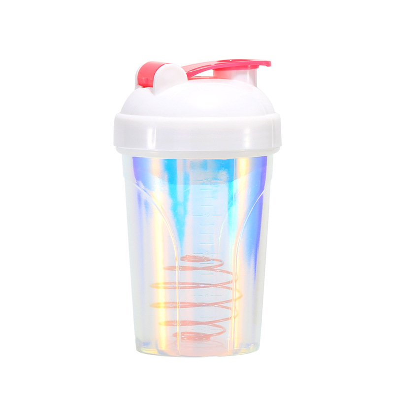 Shaker pentru pudră de proteine, cu capac mare, din plastic, cu logo personalizat