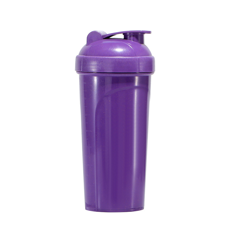 Shaker pentru pudră de proteine, cu capac mare, din plastic, cu logo personalizat