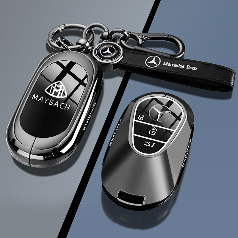 Θήκη κλειδιού από γνήσιο δέρμα για Maybach S-Class και μοντέλα Mercedes: S450L, S480, S500L, GLS, E300L, C260