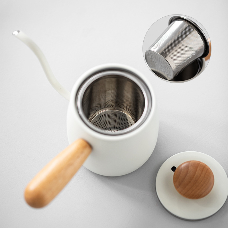 DG-560A Cana Mini Pour-Over pentru Cafea cu Filtru din Oțel Inoxidabil