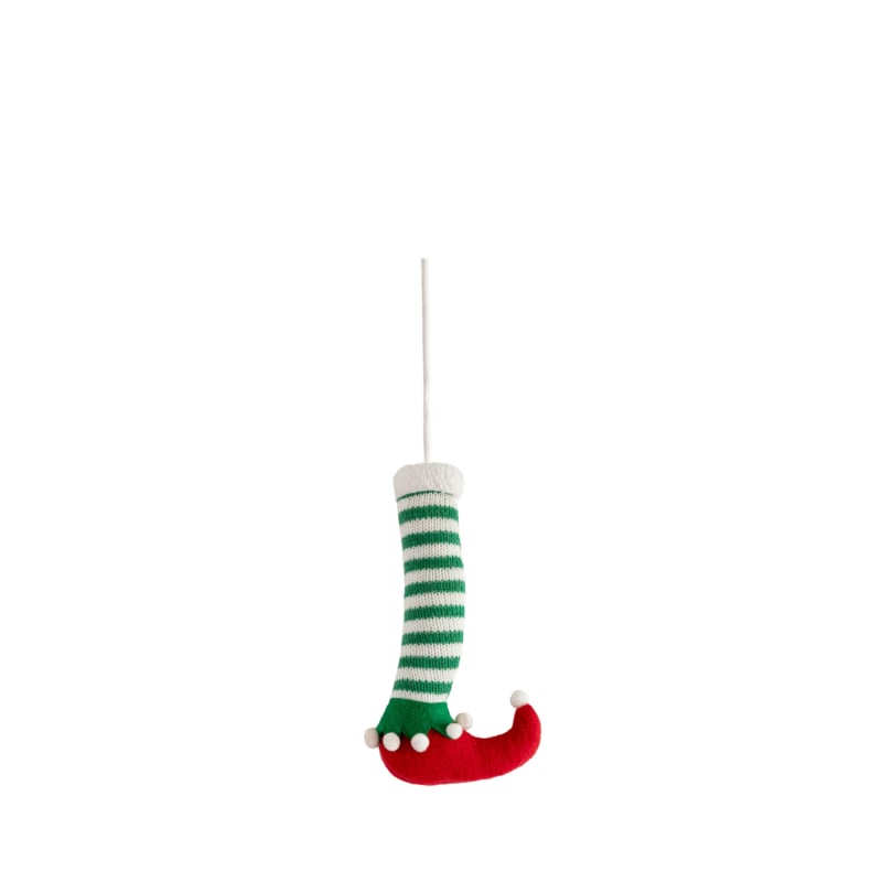 Ornament pentru bradul de Crăciun – picior de elf