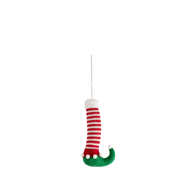 Ornament pentru bradul de Crăciun – picior de elf