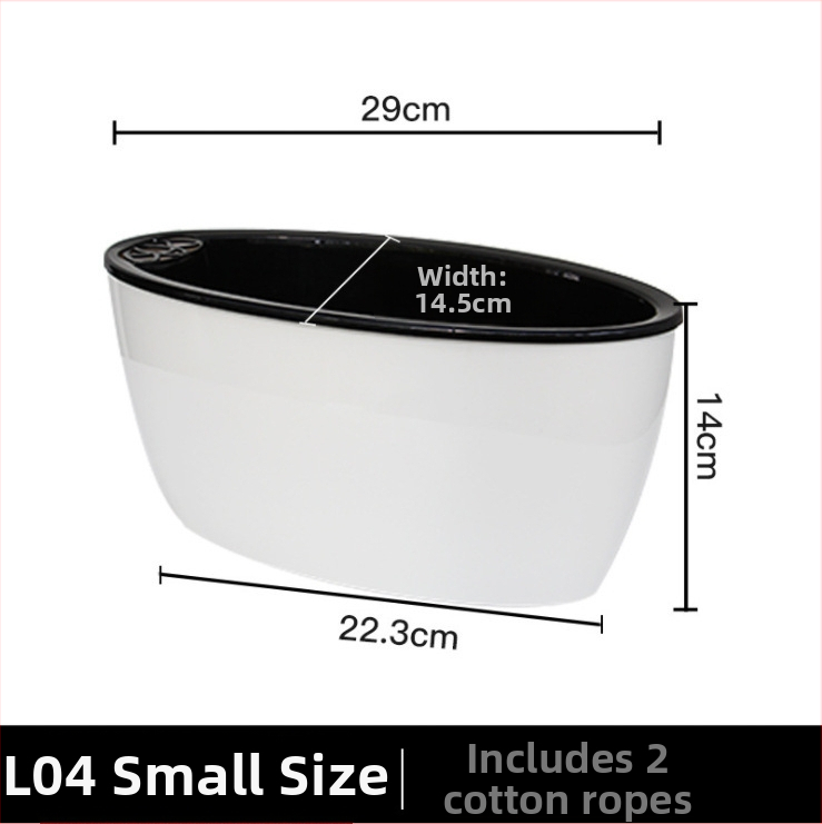 Ghiveci suspendat dreptunghiular pentru legume, pentru balcon, design lung pentru cultivarea legumelor