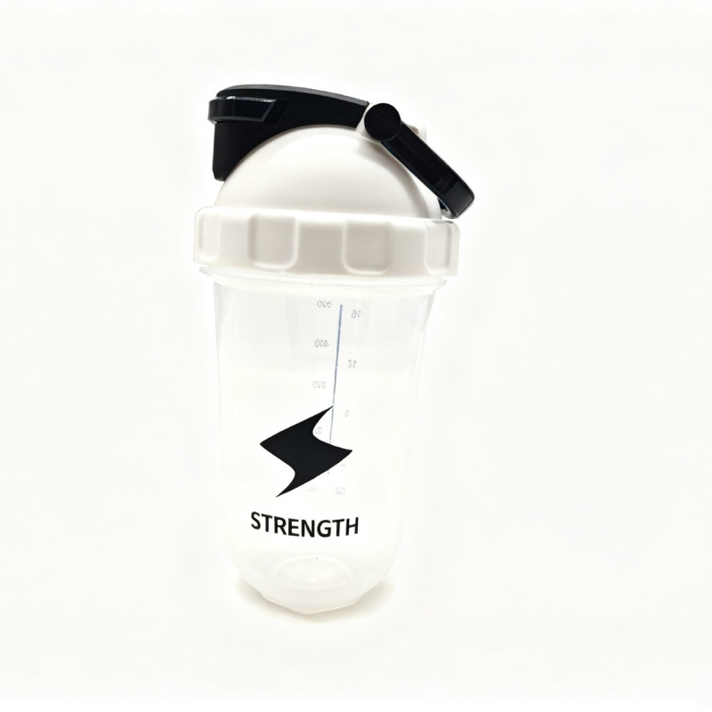 Cana sport 500 ml pentru fitness cu bilă de amestec, din plastic – shaker pentru proteine