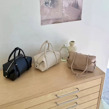 Ženska torba Boston u korejskom stilu od PU kože, mala, elegantna i moderna, za svakodnevnu upotrebu, nosiva preko ramena ili u ruci