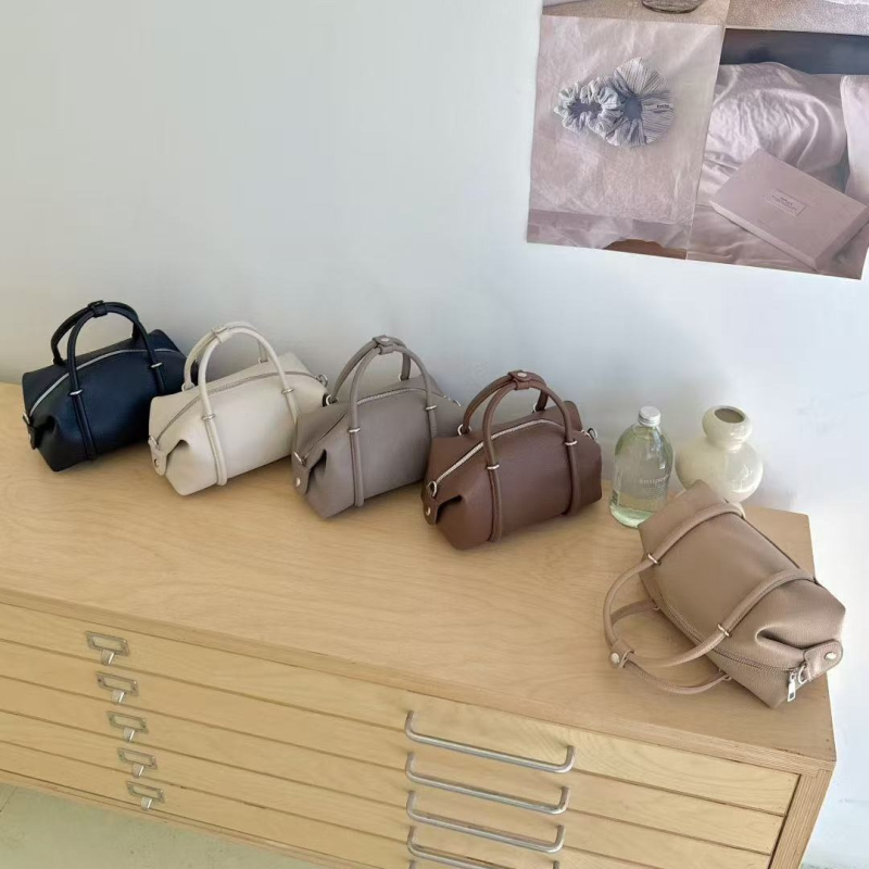 Ženska torba Boston u korejskom stilu od PU kože, mala, elegantna i moderna, za svakodnevnu upotrebu, nosiva preko ramena ili u ruci