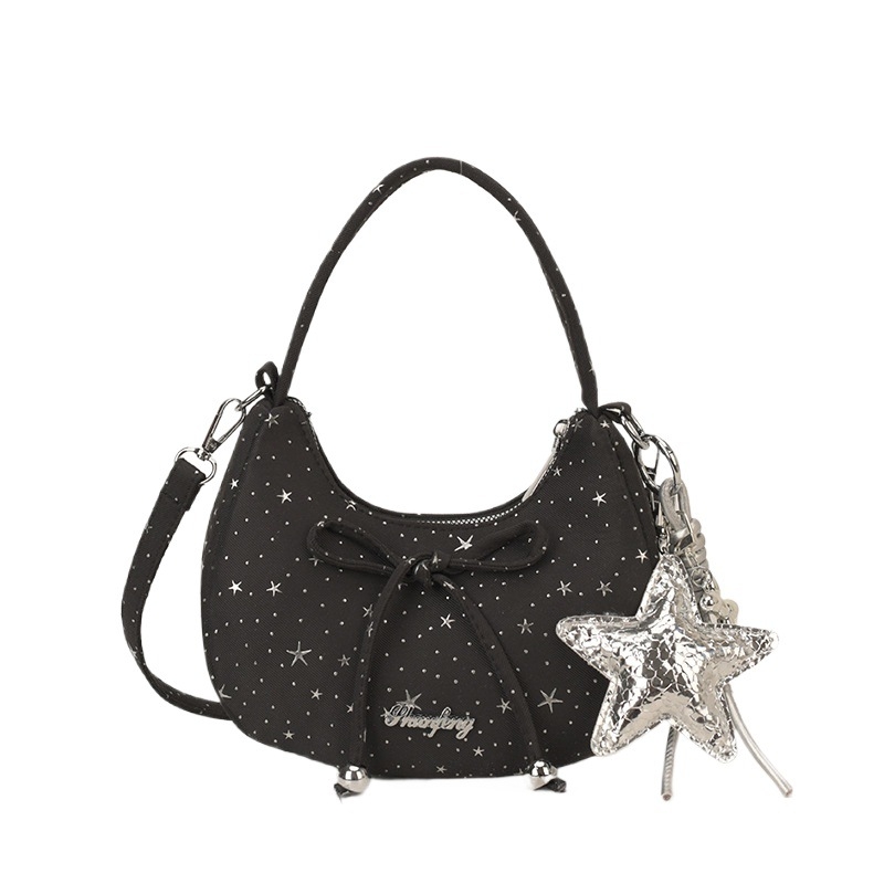 Ženska torbica s mašnicom, korejskog stila, mala torba za rame i crossbody torbica s dizajnom oblaka