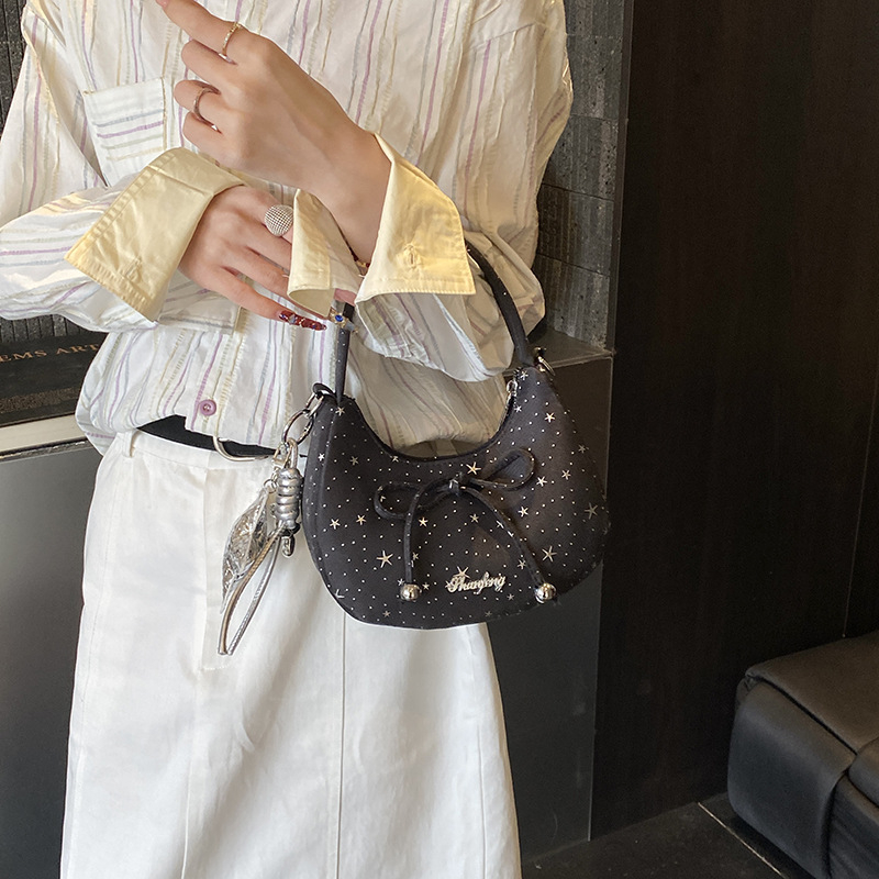 Ženska torbica s mašnicom, korejskog stila, mala torba za rame i crossbody torbica s dizajnom oblaka