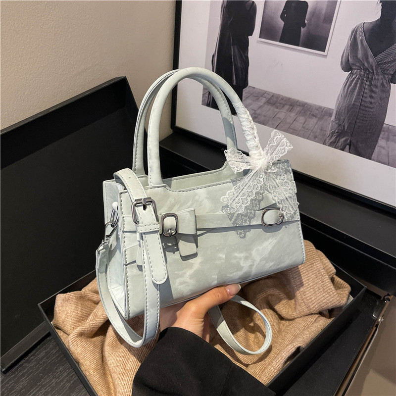 Ženska torbica od uljane kože s nišnim dizajnom, moderna svakodnevna crossbody torba kvadratnog oblika