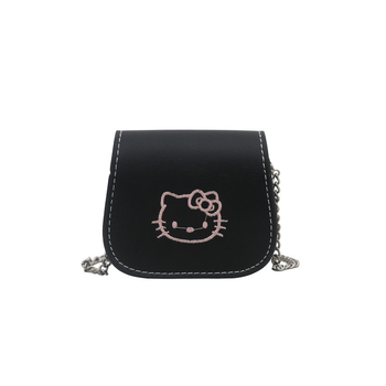 Ženska mini torbica s lančićem, PU koža u boji ruže, ljetni model, korejski stil, crossbody