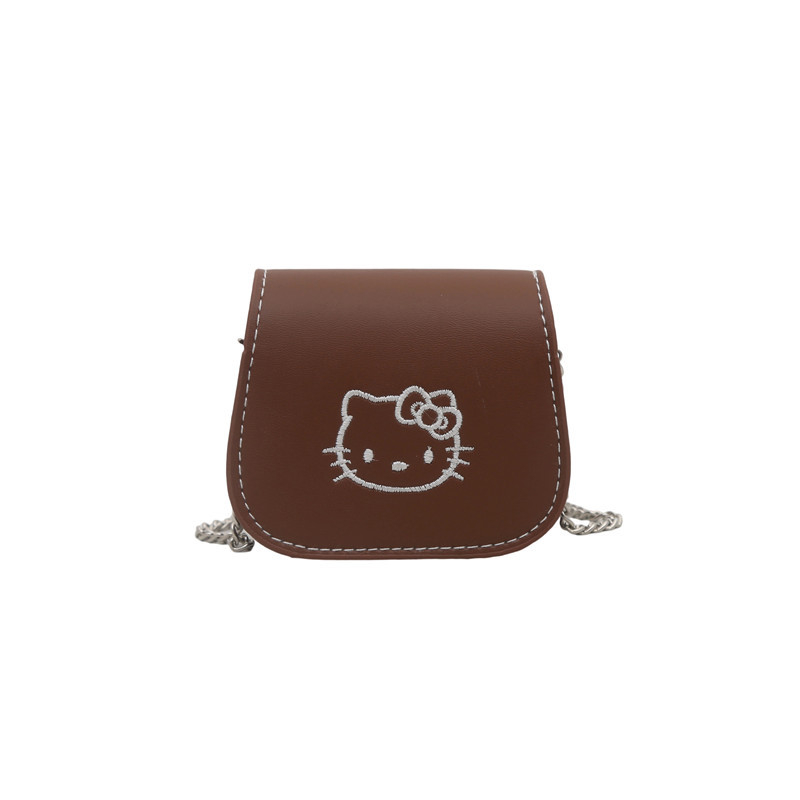 Ženska mini torbica s lančićem, PU koža u boji ruže, ljetni model, korejski stil, crossbody