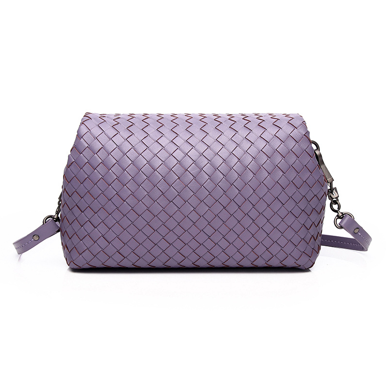 Nova ženska torbica od prave kože, ručno pletena od ovčje kože, crossbody torba srednje veličine, moderan dizajn