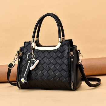 Ženska PU crossbody torba, velika kapaciteta, bucket stil, minimalistički dizajn, torba za rame