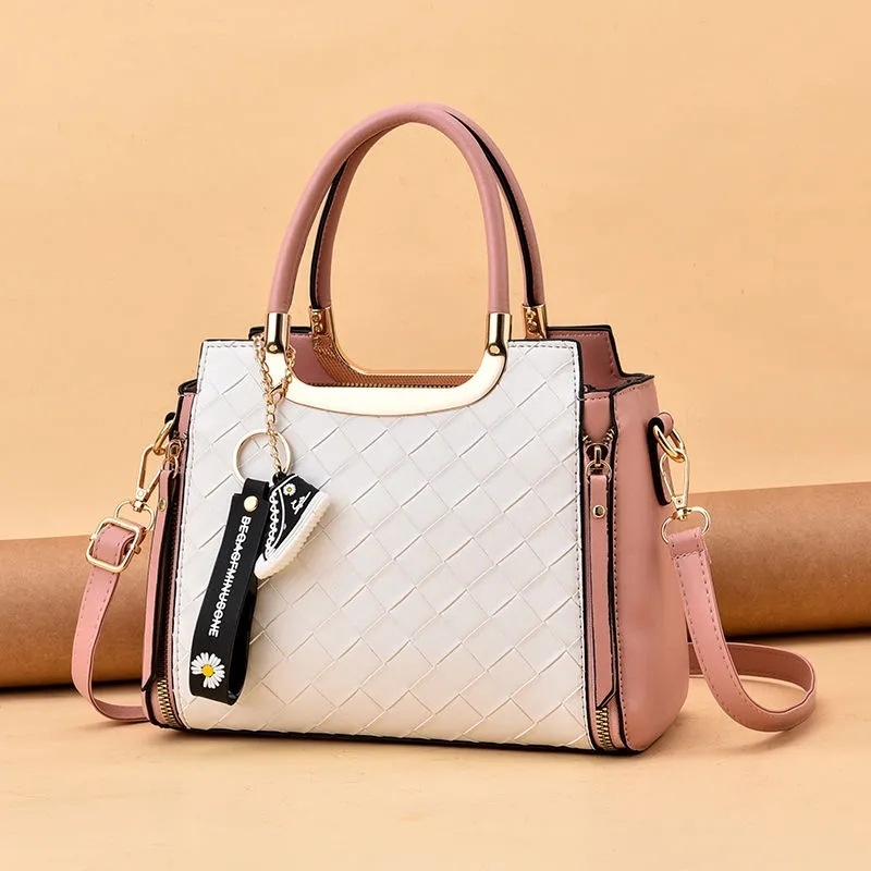 Ženska PU crossbody torba, velika kapaciteta, bucket stil, minimalistički dizajn, torba za rame