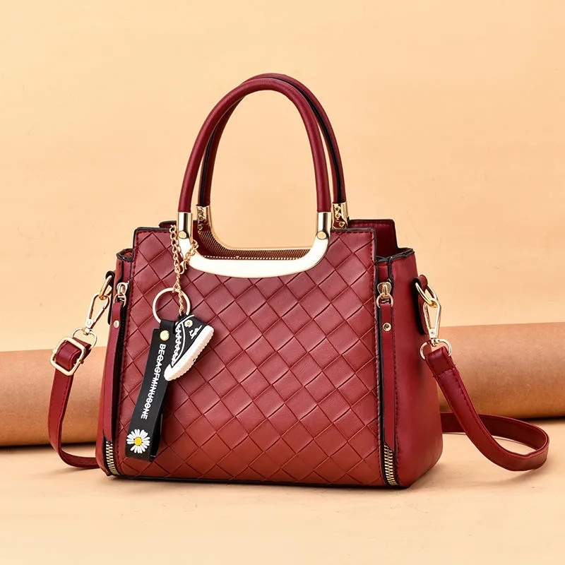 Ženska PU crossbody torba, velika kapaciteta, bucket stil, minimalistički dizajn, torba za rame
