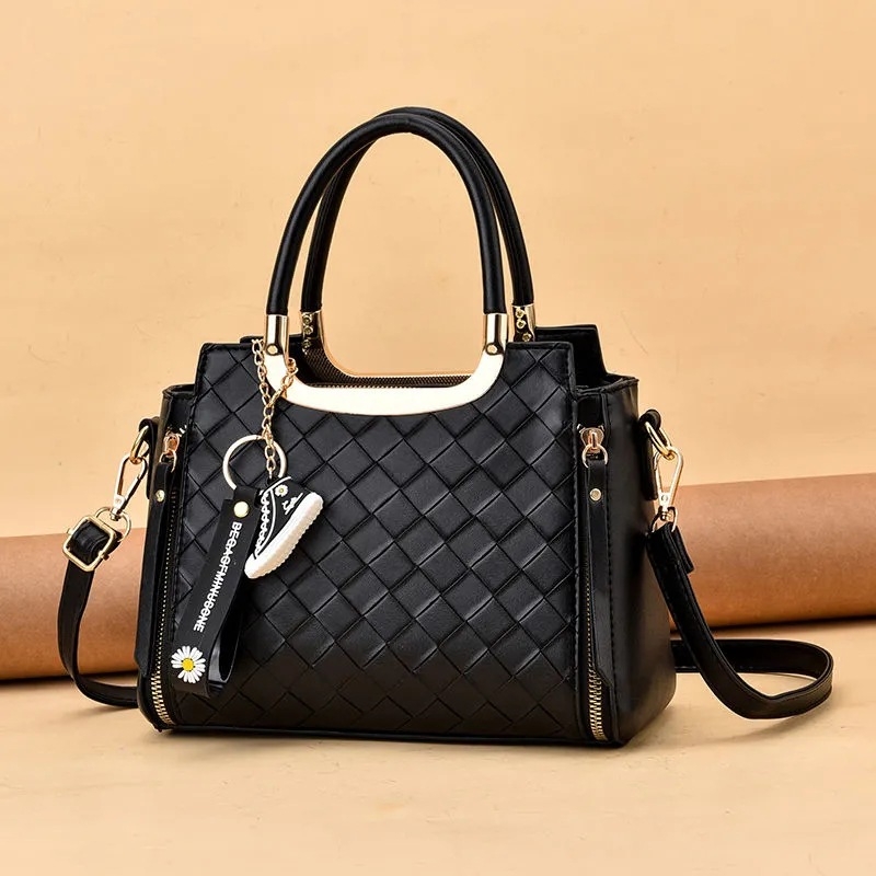 Ženska PU crossbody torba, velika kapaciteta, bucket stil, minimalistički dizajn, torba za rame