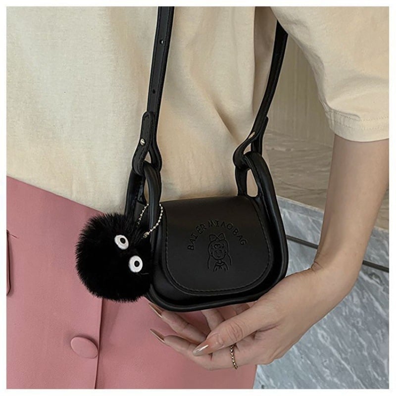 Mini ženska crossbody torba u obliku sedla, ljeto 2023, teksturiran dizajn