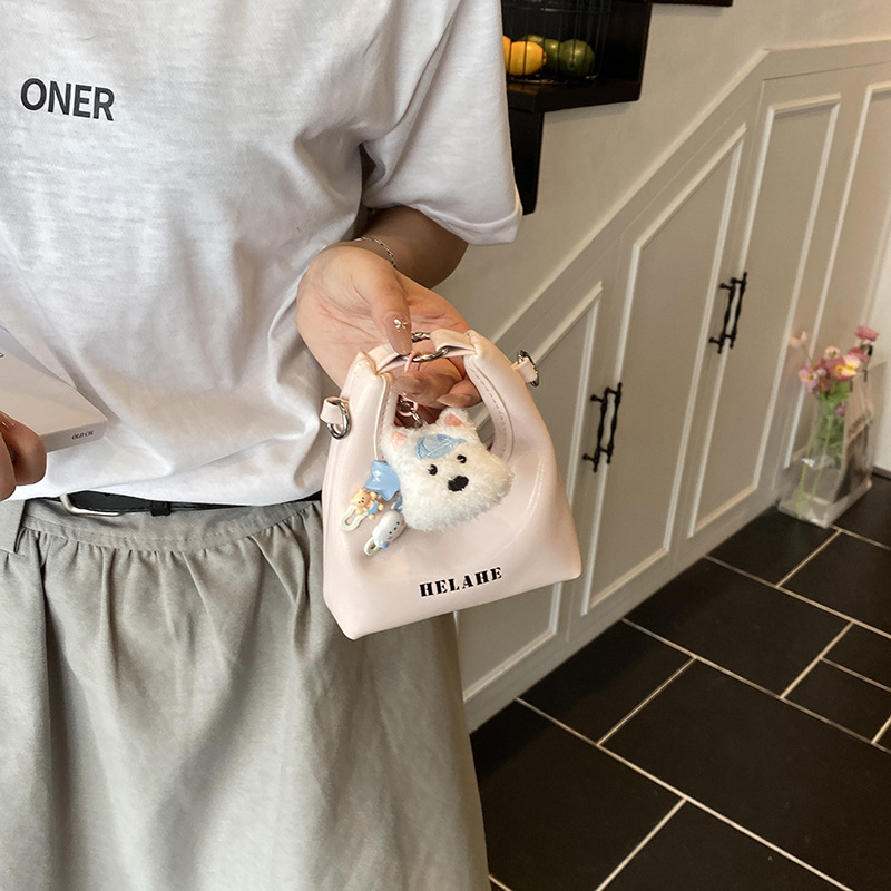 Mini ženska crossbody torbica u srebrnoj boji, jedinstven dizajn, 2025 novo izdanje, torbica za ruž i slušalice