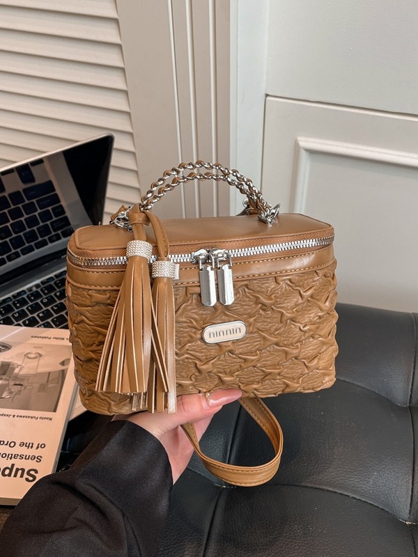 Nova luksuzna teksturna ženska torbica, mini torbica za ruž i crossbody torba za telefon, moderna mala torbica