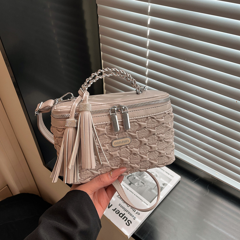 Nova luksuzna teksturna ženska torbica, mini torbica za ruž i crossbody torba za telefon, moderna mala torbica
