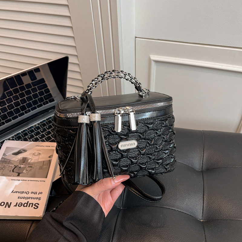 Nova luksuzna teksturna ženska torbica, mini torbica za ruž i crossbody torba za telefon, moderna mala torbica