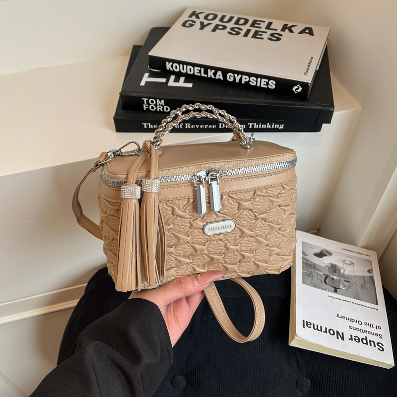 Nova luksuzna teksturna ženska torbica, mini torbica za ruž i crossbody torba za telefon, moderna mala torbica