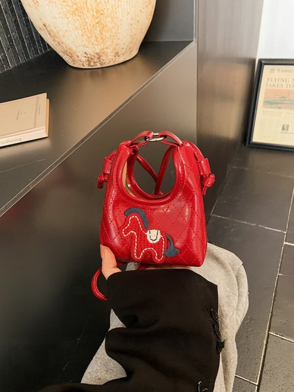 Korejskog stila, vrhunska minimalistička torbica preko ramena za žene, mekana PU koža, mini torbica za ruž
